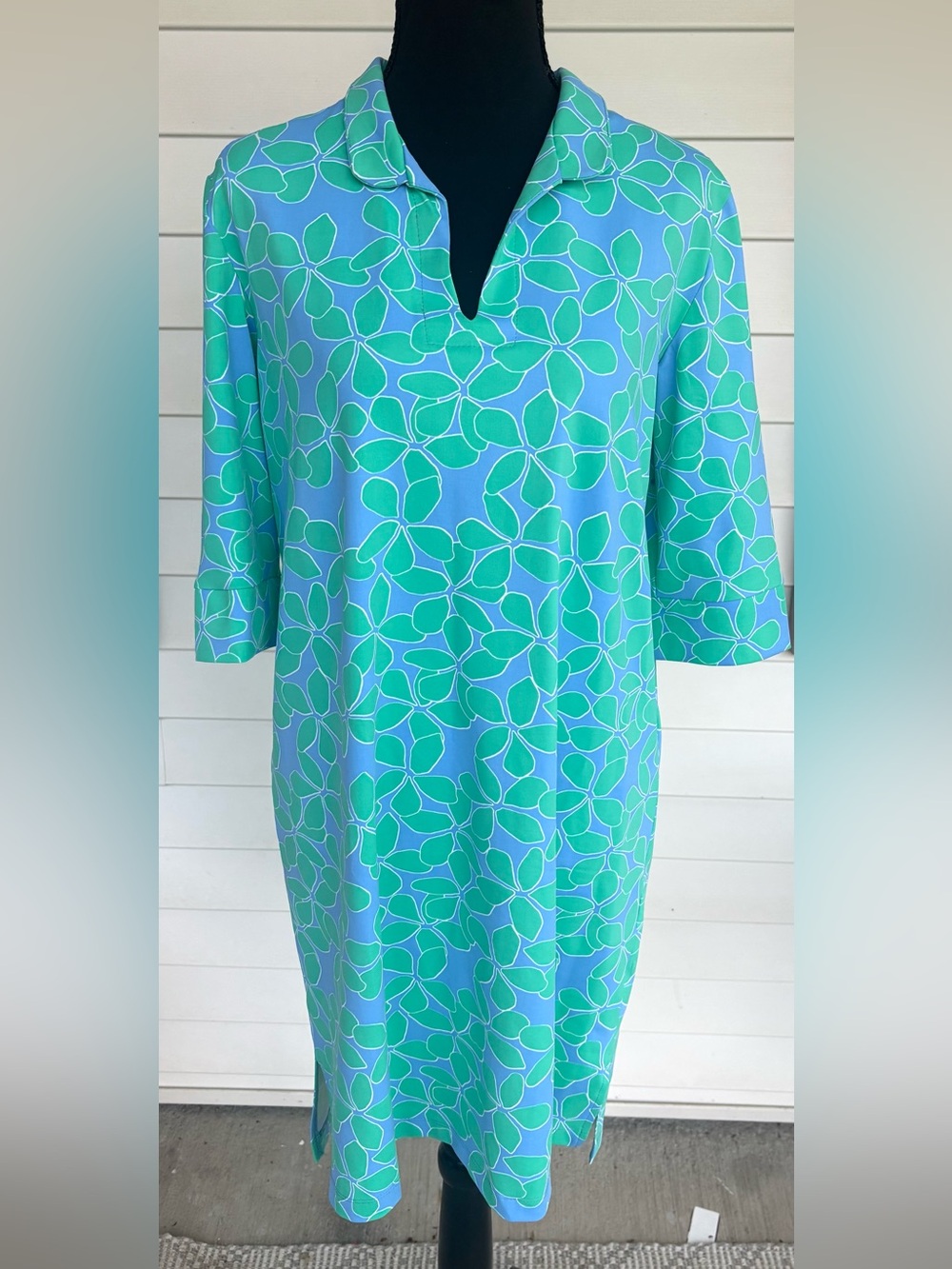 Sailor-Sailor Dress Nautical Beach Moisture Wicking UPF Fabric Large New NWT